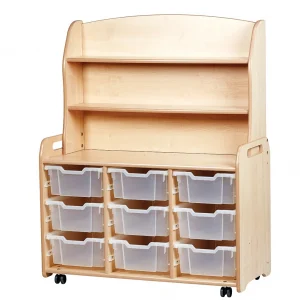 Millhouse PT940 Armoire de rangement triple avec 9 bacs profonds et montant