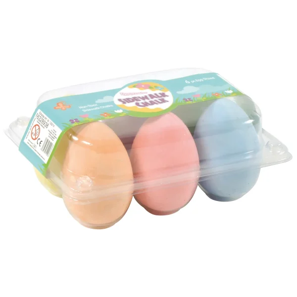 Craies en forme d'oeufs Lot de 6 — Eduplay jouet éducatif pour crèche