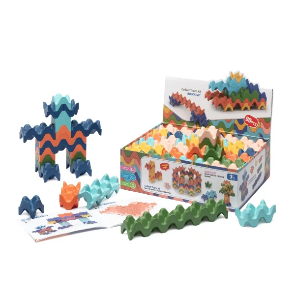 Blocs d'empilement 90 pièces — Eduplay jouet pédagogique