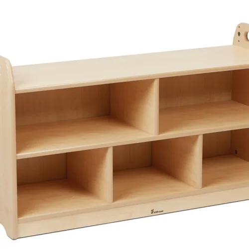 Unité de rangement extra-large avec dosseret — Millhouse Jeux Éducatifs École