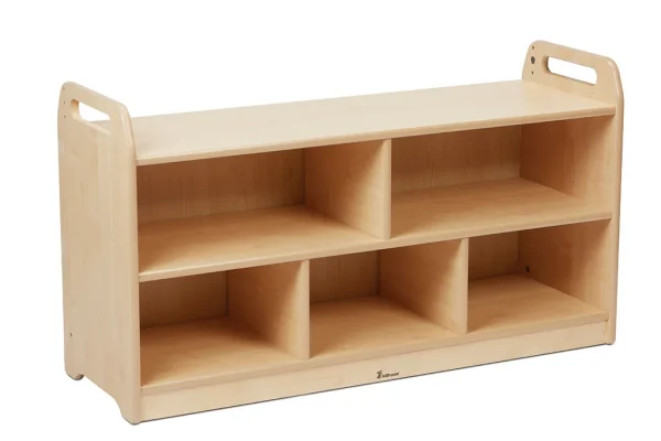 Unité de rangement extra-large avec dosseret — Millhouse Jeux Éducatifs École