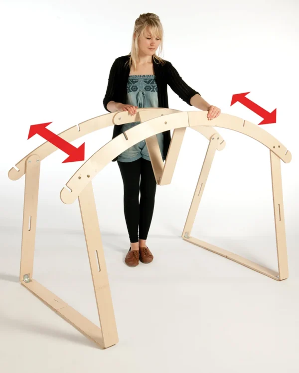 Maison de jeu pliable pour intérieur et extérieur - Millhouse Jouet éducatif École (Image 2)