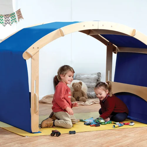 Maison de jeu pliable Intérieur/Extérieur plus Ensemble maison Arc-en-ciel — Millhouse Jouets éducatifs