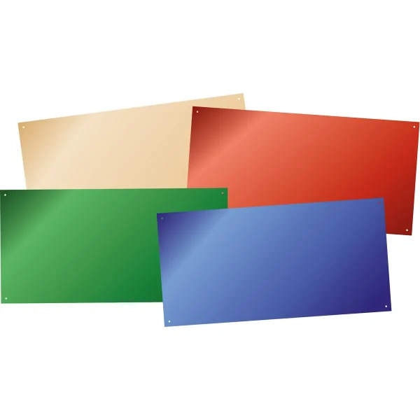Miroirs plats colorés 40x80 cm Lot de 4 — Eduplay jouet pédagogique crèche