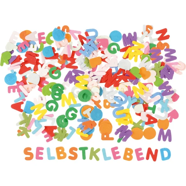 Lettres feutre 300 pièces 3 cm — Eduplay jouet pédagogique crèche