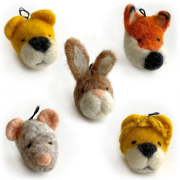 Animal en feutre — Kiki-Ena Matériel de bricolage Bois naturel