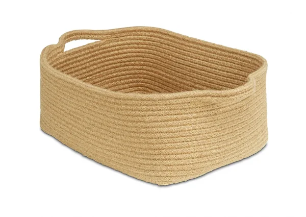 Panier corde nature plat (lot de 6) — Millhouse Lernspielzeug Schule