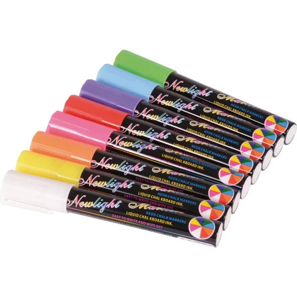 Marqueurs craie liquide 8 pièces — Eduplay jeu éducatif maternelle