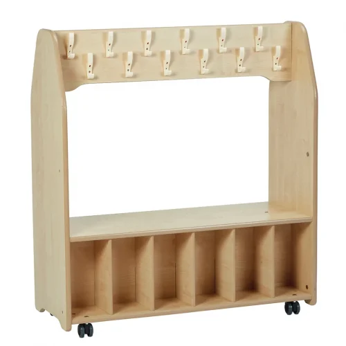 Portant de vestiaire mobile autoportant — Millhouse Lernspielzeug Schule