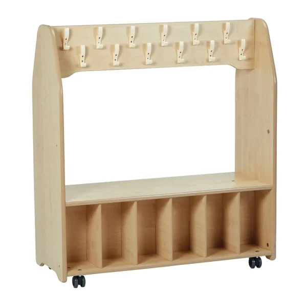 Portant de vestiaire mobile autoportant — Millhouse Lernspielzeug Schule