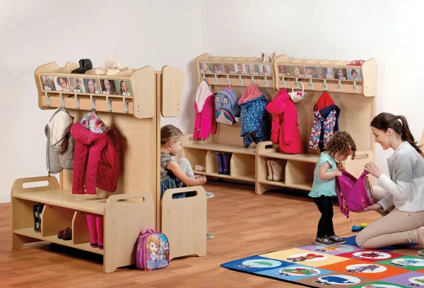 Ensembles de penderie - 4 x systèmes d'étagères autoportants (4 x PT465) — Millhouse Lernspielzeug Schule