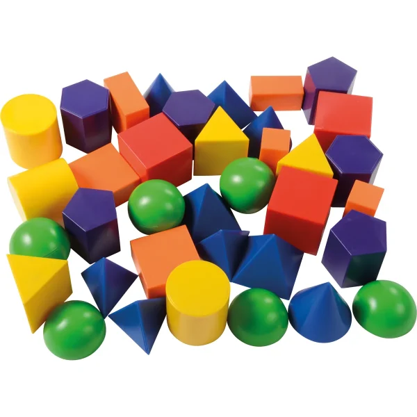 Formes géométriques colorées 36 pièces — Eduplay jouet pédagogique maternelle