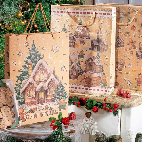 Sachet cadeau Noël (grand) — Kiki-Ena Bastelmaterial Naturholz