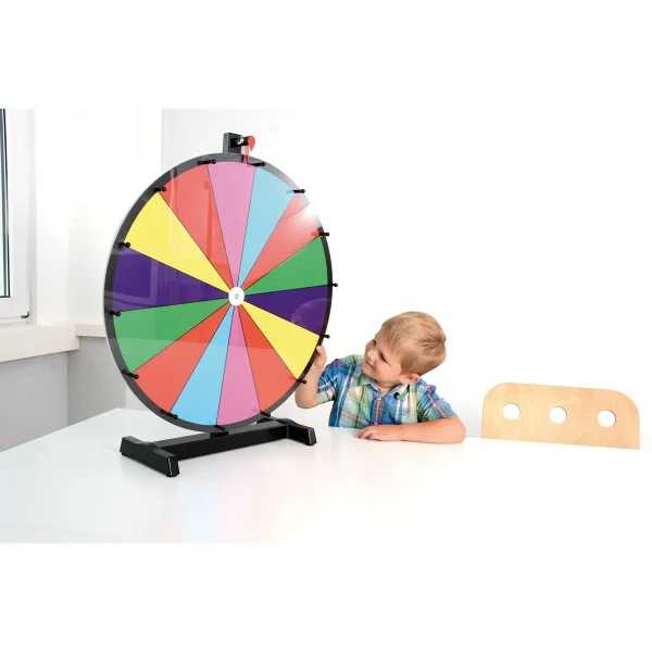 Roue Porte-Bonheur 60 cm Colorée incl. Éponge & Marqueur Tableau Blanc — Eduplay jouet éducatif Kita