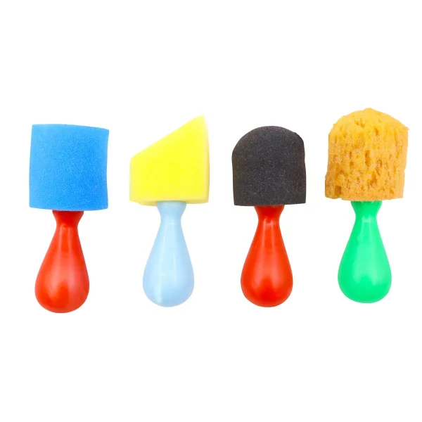 Tampons en mousse géants, lot de 4 — Eduplay jouet éducatif crèche