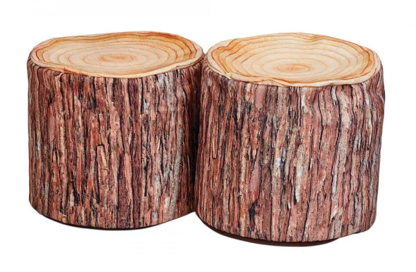 Grand siège en tronc d'arbre (set de 2) — Millhouse Lernspielzeug Schule