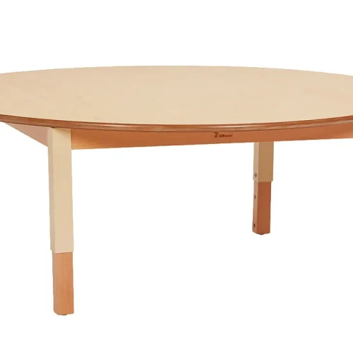 Grande table ronde (D1200), réglable en hauteur — Millhouse Lernspielzeug Schule