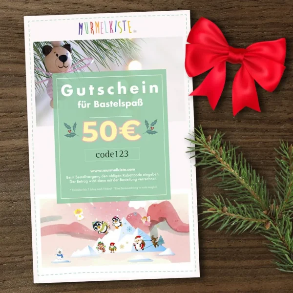 Bon cadeau 50€ — Kiki-Ena Matériel de bricolage Bois naturel