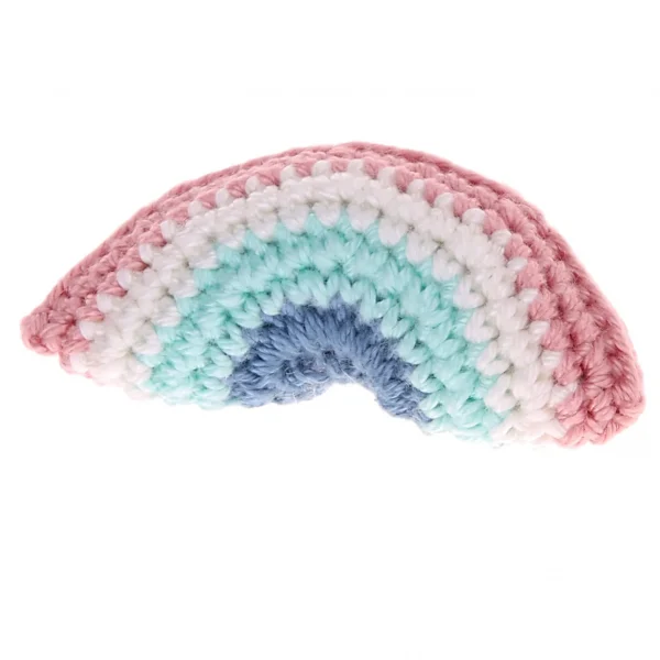 Arc-en-ciel au crochet Mini — Kiki-Ena Matériel de bricolage Bois naturel