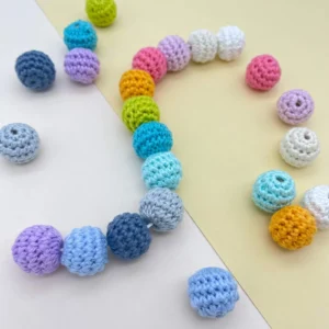 Perle au crochet 16mm — Kiki-Ena Matériel de loisirs créatifs Bois naturel