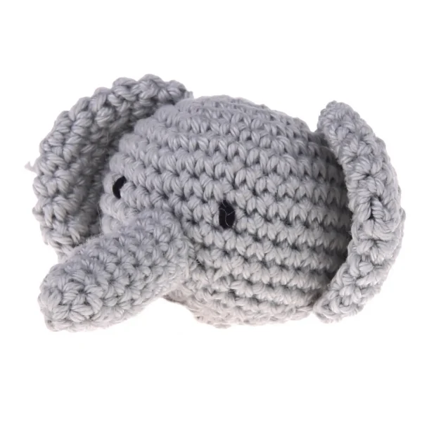 Animal au crochet Éléphant — Kiki-Ena Matériel de bricolage Bois naturel