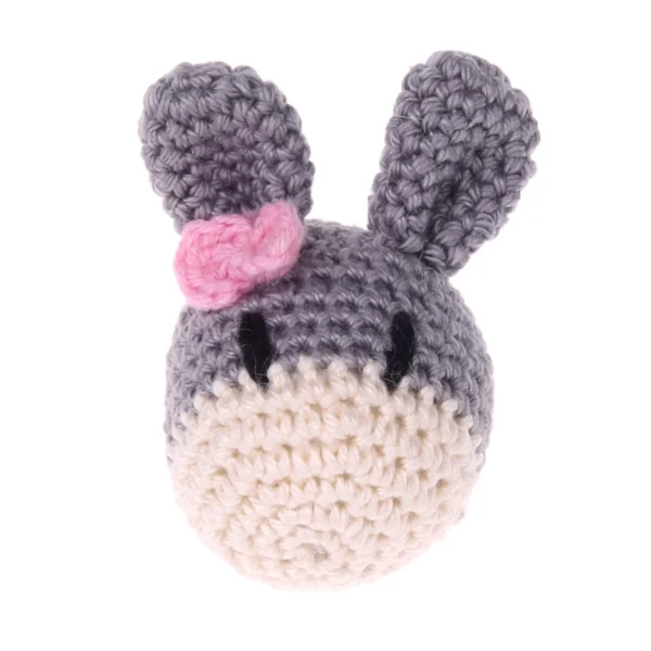 Animal au crochet Âne Nœud — Kiki-Ena Matériel de bricolage Bois naturel