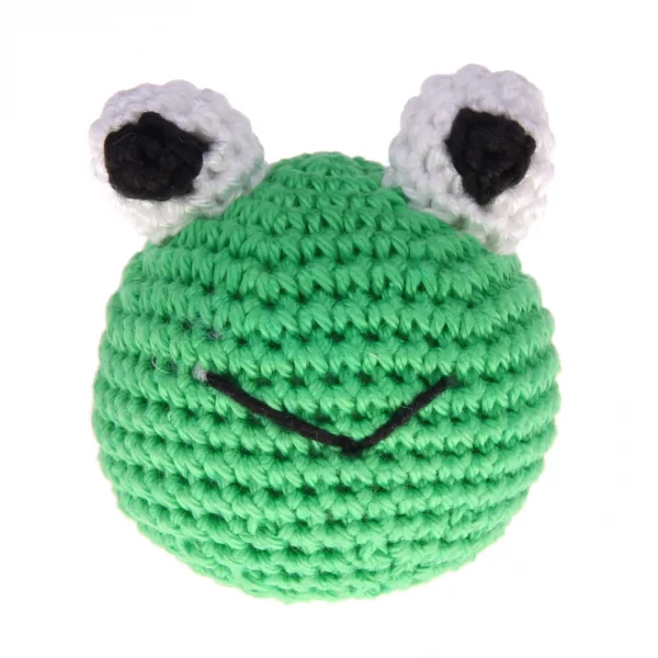Animal au crochet Grenouille — Kiki-Ena Matériel créatif Bois naturel