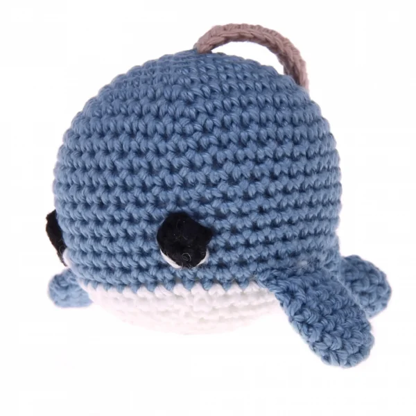 Animal au crochet Baleine — Kiki-Ena Matériel de bricolage Bois naturel