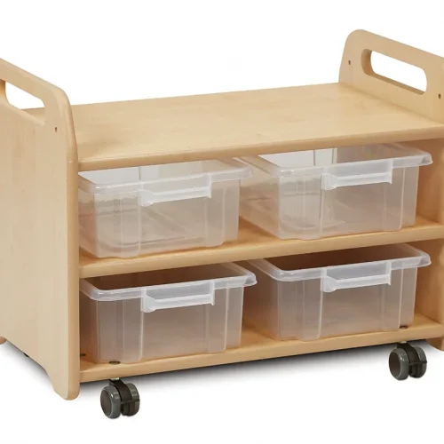 Support chevalet/chariot de rangement haut (2 stations) — Millhouse Jouets Éducatifs École