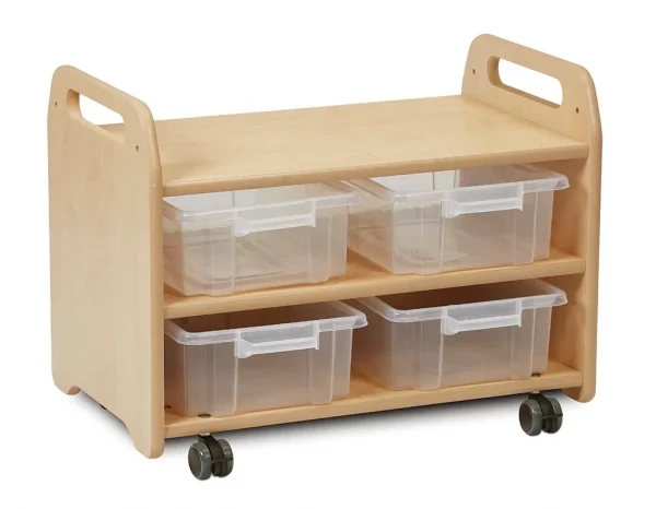 Support chevalet/chariot de rangement haut (2 stations) — Millhouse Jouets Éducatifs École