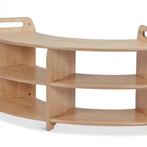 Système d'étagères haut, ouverture 90° — Millhouse Lernspielzeug Schule