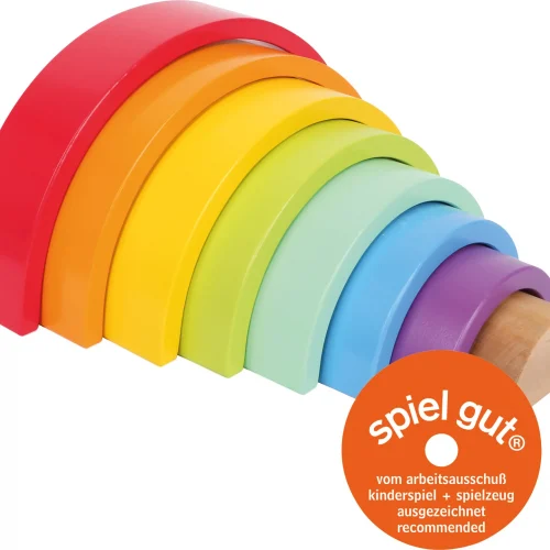 Blocs de Bois Grand Arc-en-ciel — Millhouse Jouets Éducatifs École