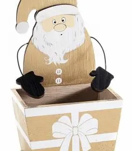 Boîte bois Père Noël — Kiki-Ena Loisirs créatifs Bois naturel