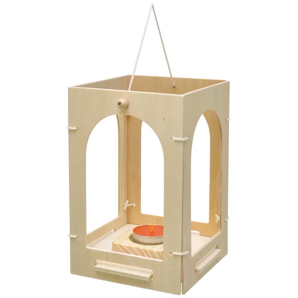 Lanterne bois — Eduplay jouet pédagogique crèche