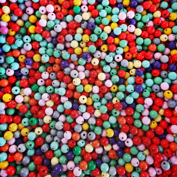 Mélange de perles en bois 12mm 100g - SOLDE/OFFRE — Kiki-Ena Matériel de bricolage Bois naturel