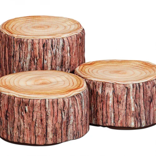 Set de bûches combiné (3 pièces, 1 x grand, 2 x petit) — Millhouse Lernspielzeug Schule