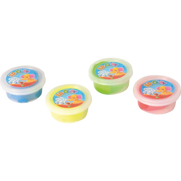 Pâte à rebondir set de 4 — Jouet éducatif Eduplay