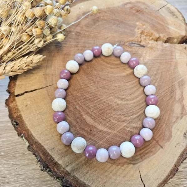 Set de loisir créatif Collier pour chien "rosé" — Kiki-Ena Matériaux de loisir créatif Bois naturel