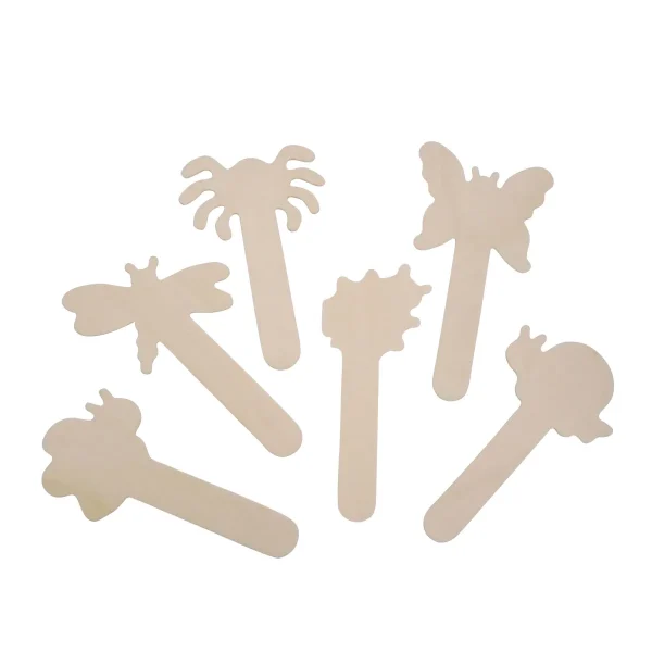 Bâtonnets Bois Insectes Lot de 6 — Eduplay jouet pédagogique maternelle