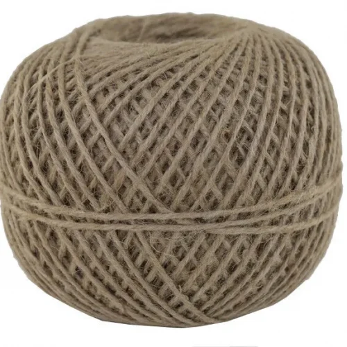 Corde de jute fibre naturelle • Ø 1mm • 1 mètre — Kiki-Ena Bastelmaterial Naturholz