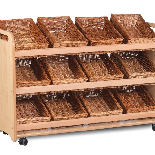 Sac de rangement basculant avec 12 paniers — Millhouse Jeux Éducatifs École