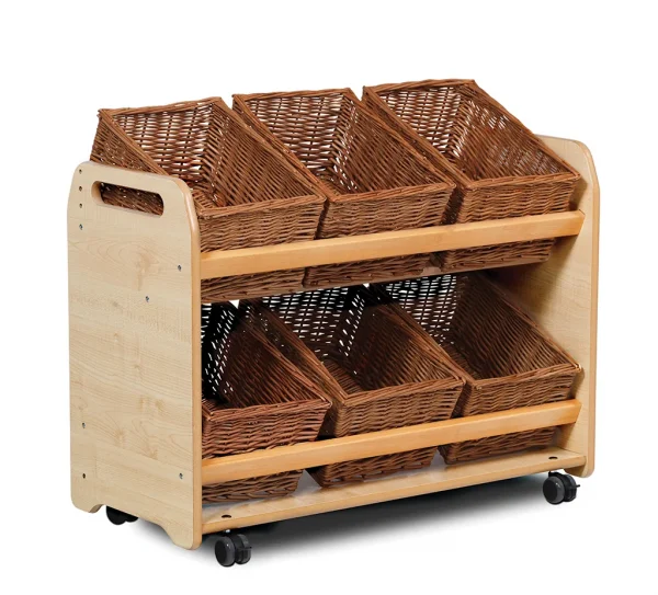 Sac de rangement basculant avec 6 paniers — Millhouse Jeux Éducatifs École