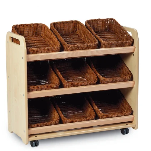 Sac de rangement basculant avec 9 paniers — Millhouse Jeux Éducatifs École
