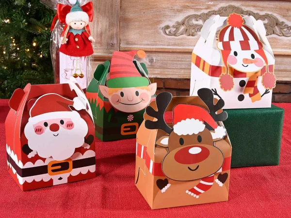 Petite boîte cadeau papier Noël — Kiki-Ena Loisirs créatifs Bois naturel