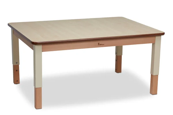 Petite table rectangulaire (L 960 x P 695), hauteur réglable — Millhouse Jeu Éducatif École