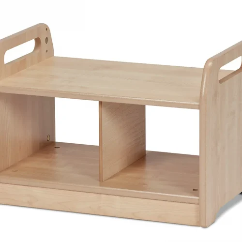 Banc de rangement compact et bas (vide) — Millhouse Jouets Éducatifs Scolaires