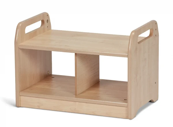 Banc de rangement compact et bas (vide) — Millhouse Jouets Éducatifs Scolaires