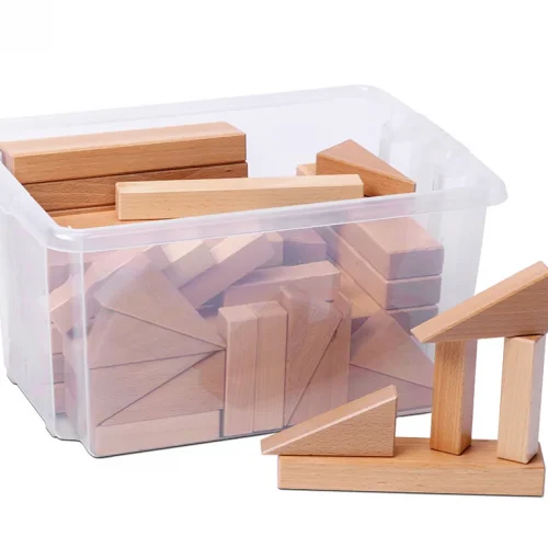 Ensemble de construction 2 – Ensemble triangle et colonne — Millhouse Jouets éducatifs École