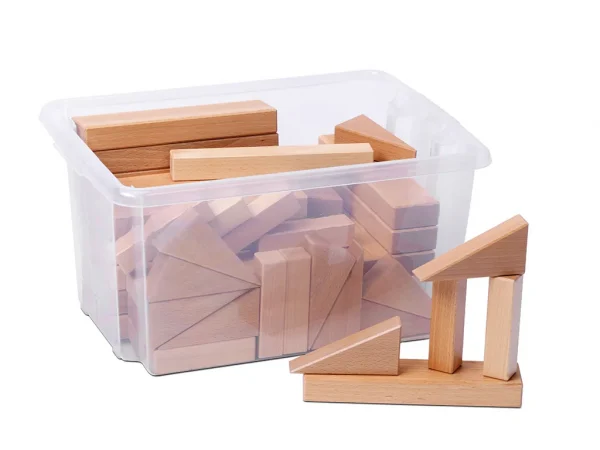 Ensemble de construction 2 – Ensemble triangle et colonne — Millhouse Jouets éducatifs École