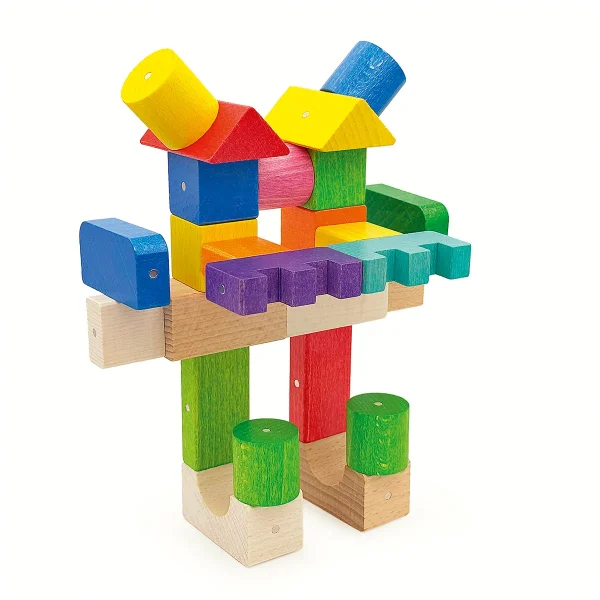 Kooglo 100 pièces naturel et coloré — Eduplay jeu éducatif maternelle